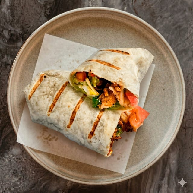 Chicken Shawarma Wrap.