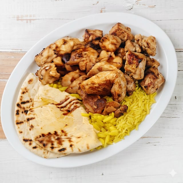 #5 Chicken Shawarma Plate.