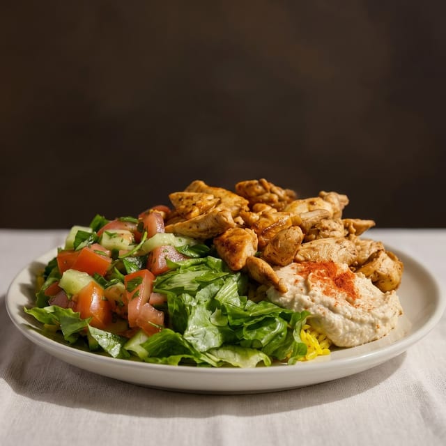 #5 Chicken Shawarma Rice Bowl.