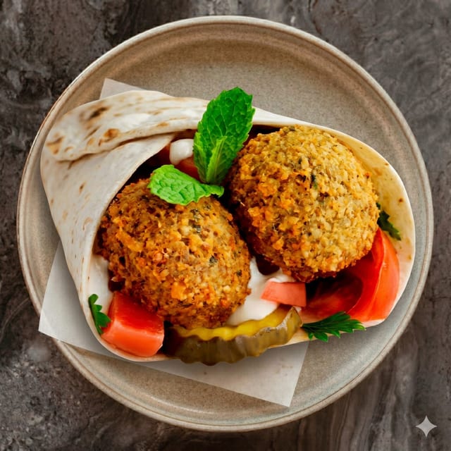Falafel Sandwich.