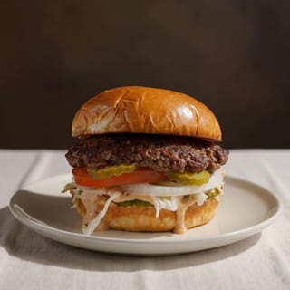 Super Smash Burger with Fries