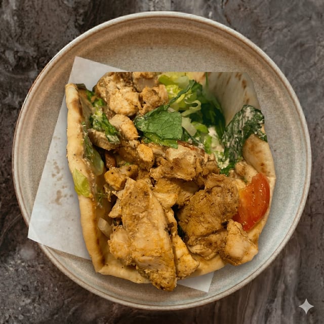 Chicken Shawarma Sandwich.