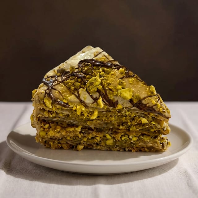 Dubai Chocolate Pistachio Baklava.