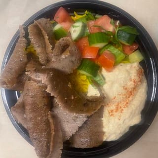 #1 Beef and Lamb Gyro Hummus Bowl