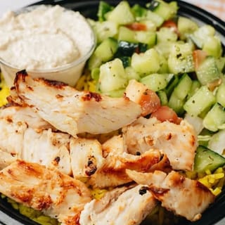 #6 Grill Chicken Hummus Bowl