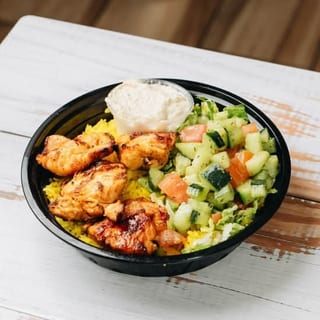 #4 Chicken Kabob Hummus Bowl